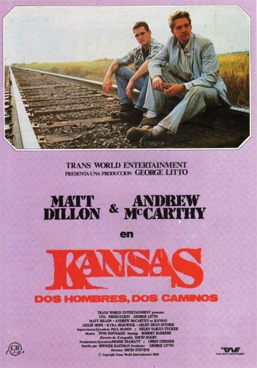 Kansas, dos hombres, dos caminos : Cartel