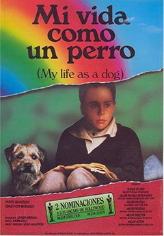 Mi vida como un perro : Cartel