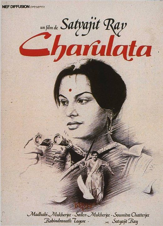 Charulata. La esposa solitaria : Cartel