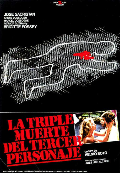 La triple muerte del tercer personaje : Cartel