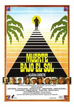 Muerte bajo el sol : Cartel