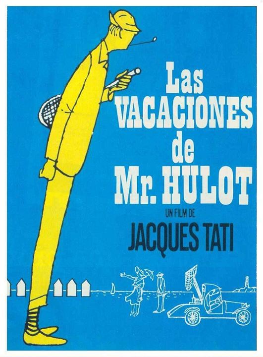 Las vacaciones del señor Hulot : Cartel