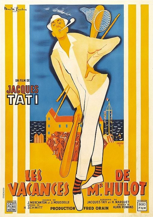 Las vacaciones del señor Hulot : Cartel