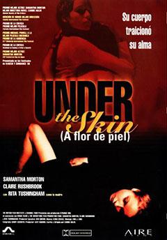 Under the skin (A flor de piel) : Cartel