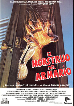 El monstruo del armario : Cartel