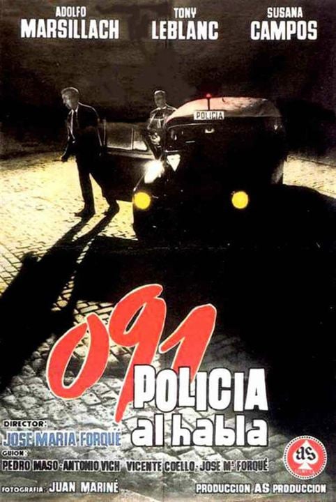 091, policia al habla : Cartel