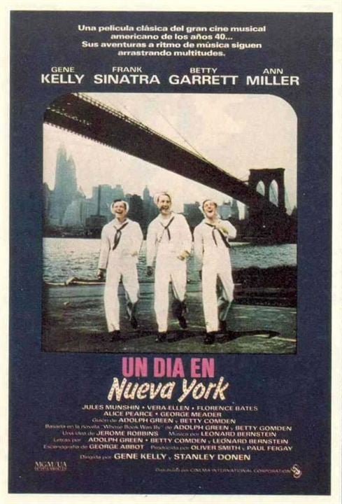 Un día en Nueva York : Cartel