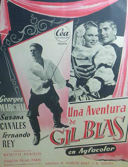 Una aventura de Gil Blas : Cartel