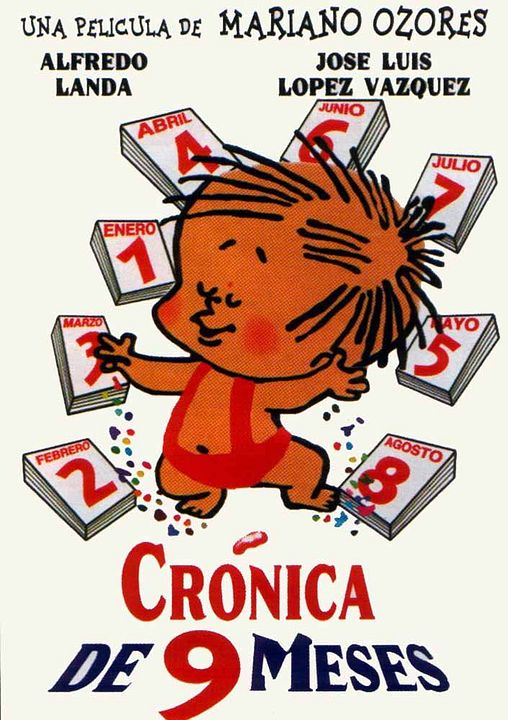 Crónica de nueve meses : Cartel
