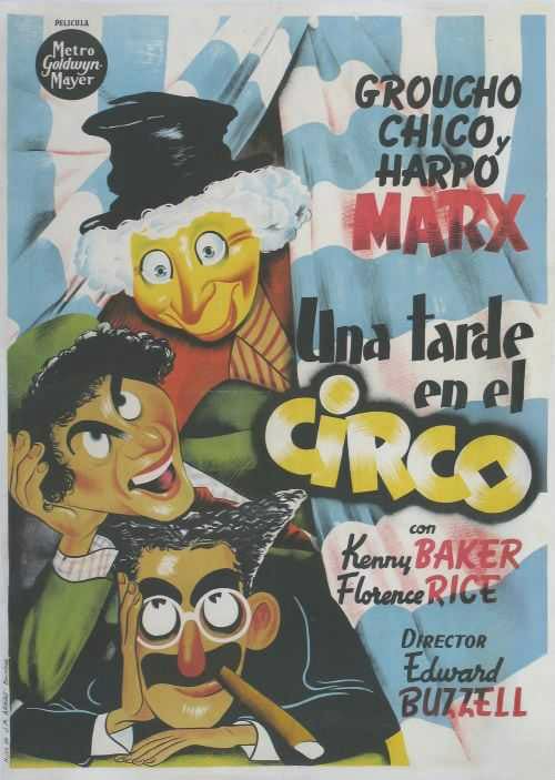 Una tarde en el circo : Cartel