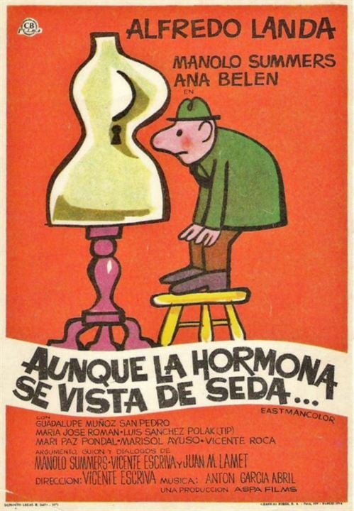 Aunque la hormona se vista de seda... : Cartel