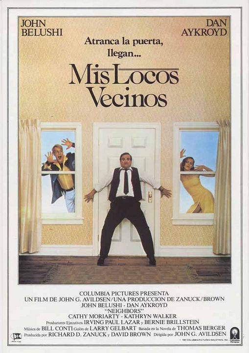 Mis locos vecinos : Cartel