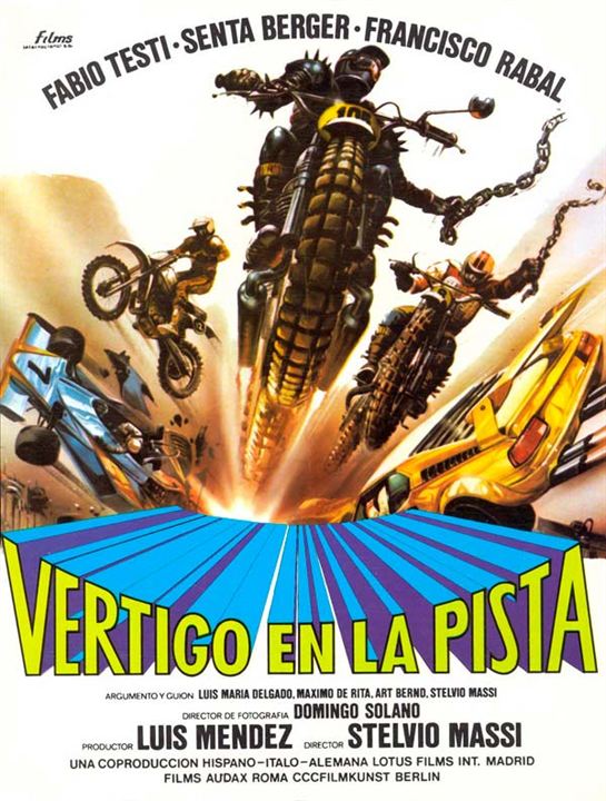 Vértigo en la pista : Cartel