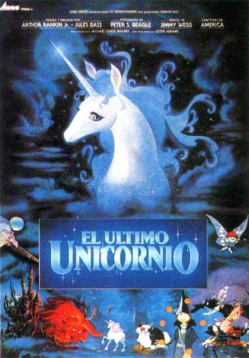 El último unicornio : Cartel