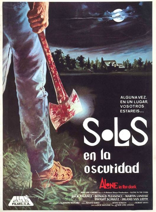 Solos en la oscuridad : Cartel