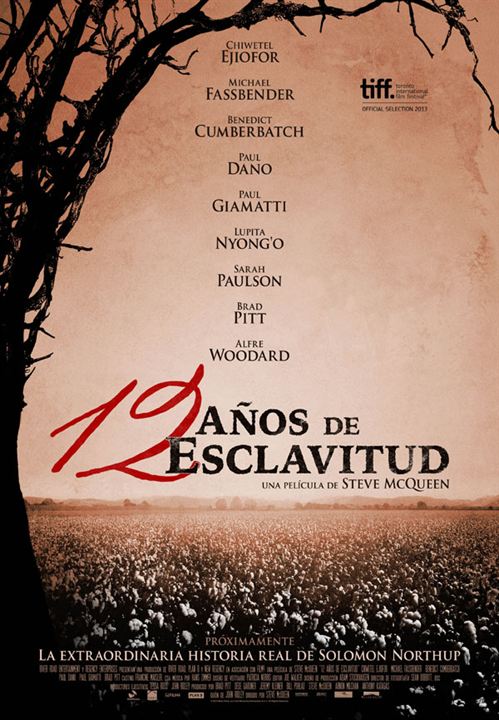 12 años de esclavitud : Cartel