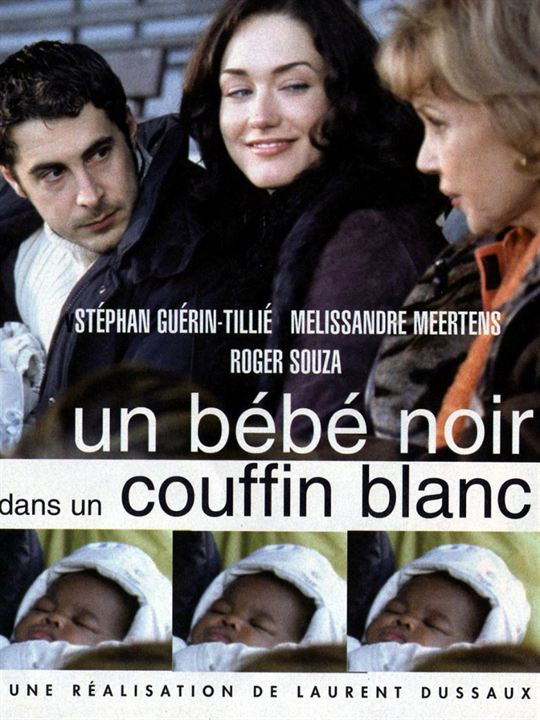 Un bébé noir dans un couffin blanc : Cartel
