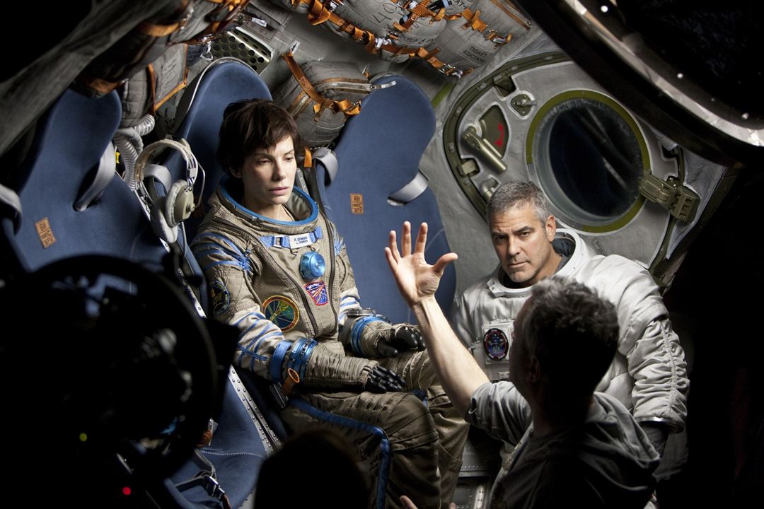 Gravity : Foto Sandra Bullock, George Clooney