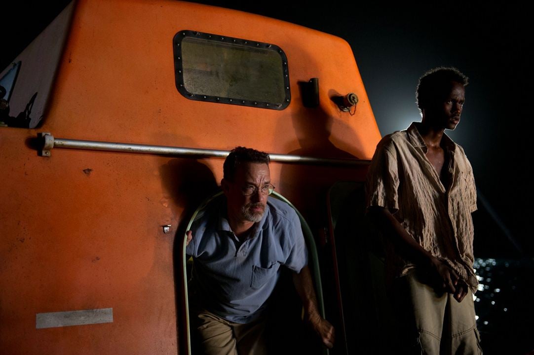 Capitán Phillips : Foto Tom Hanks, Barkhad Abdirahman