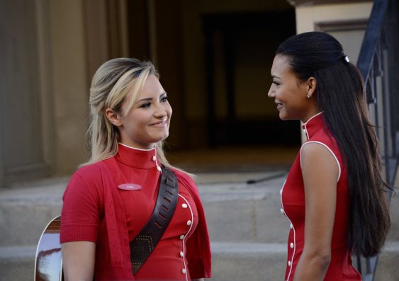 Glee : Foto Naya Rivera, Demi Lovato