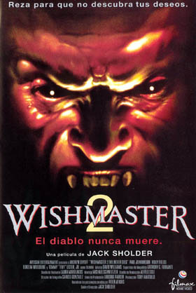 Wishmaster 2: El mal nunca muere : Cartel