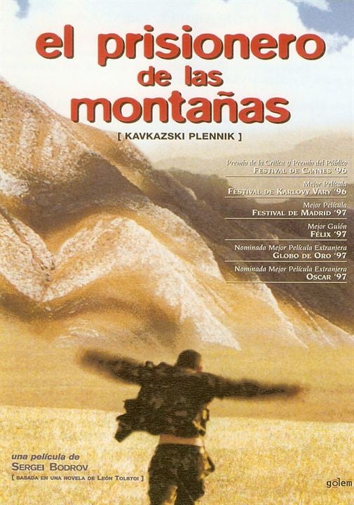 El prisionero de las montañas : Cartel