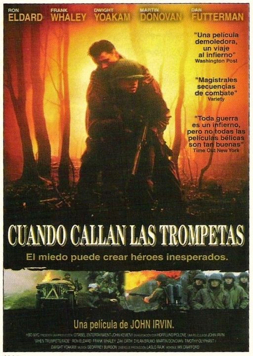 Cuando callan las trompetas : Cartel