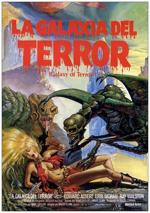 La galaxia del terror : Cartel