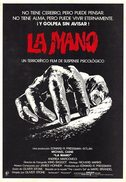 La mano : Cartel