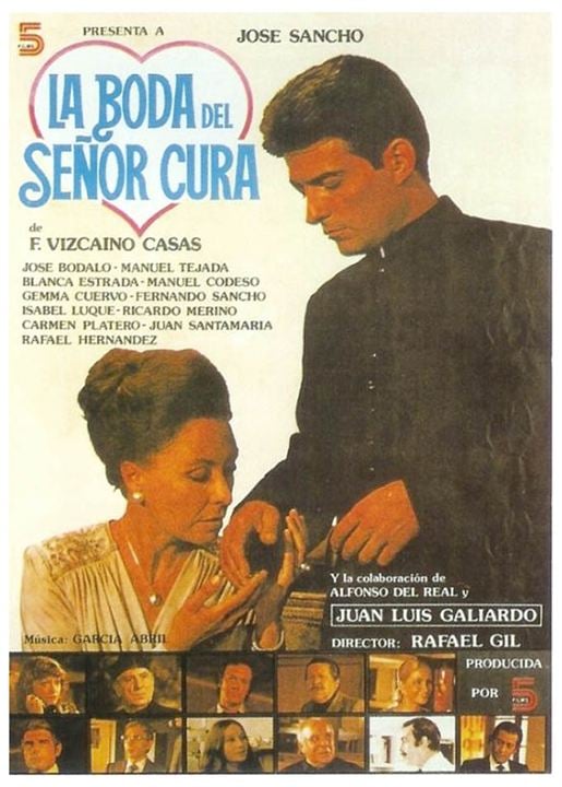 La boda del señor cura : Cartel