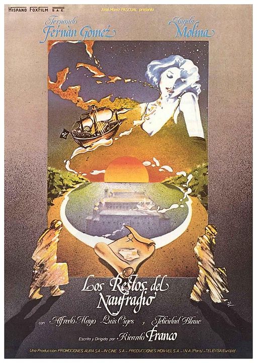 Los restos del naufragio : Cartel