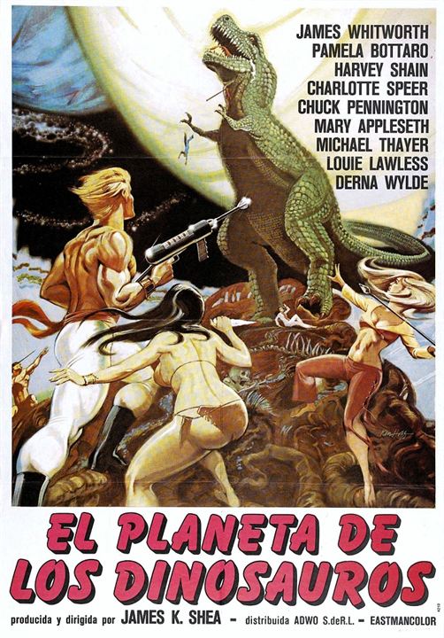 El planeta de los dinosaurios : Cartel