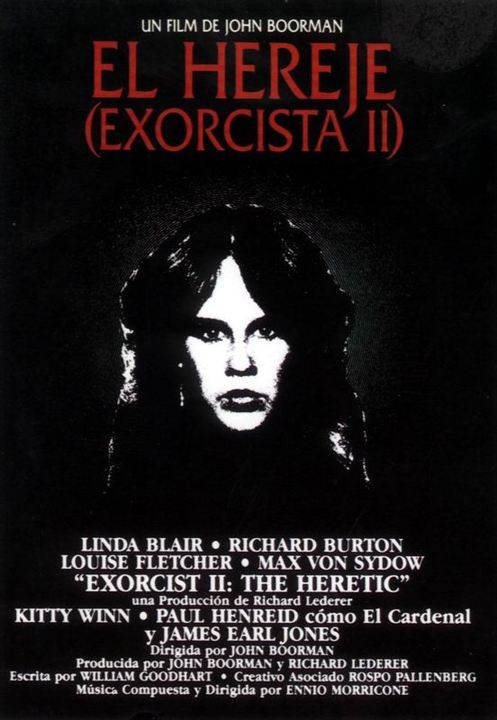 El exorcista 2: el hereje : Cartel