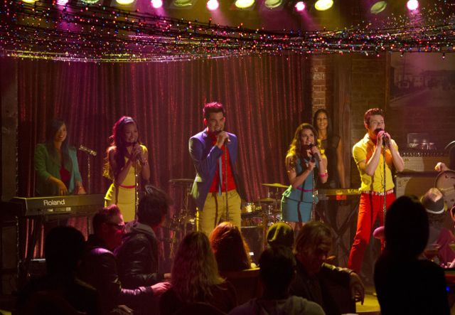 Glee : Foto Naya Rivera, Lea Michele, Chris Colfer, Adam Lambert