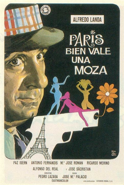 París bien vale una moza : Cartel