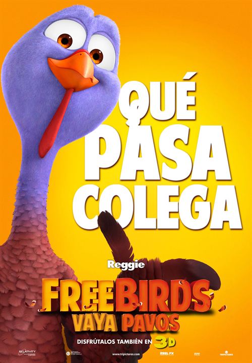 Free Birds (Vaya pavos) : Cartel