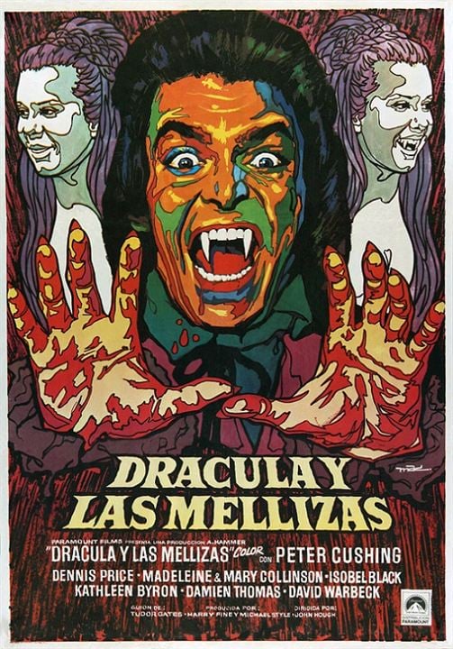 Drácula y las mellizas : Cartel