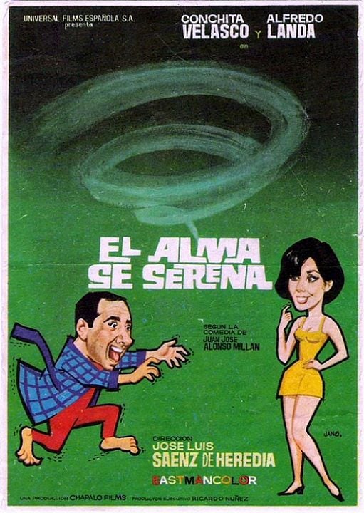 El alma se serena : Cartel