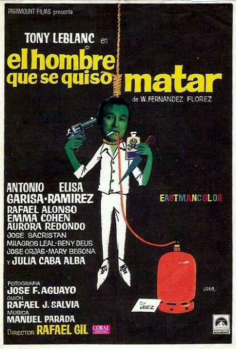 El hombre que se quiso matar : Cartel