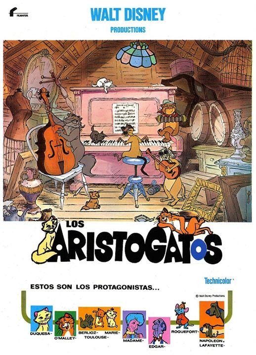Los Aristogatos : Cartel
