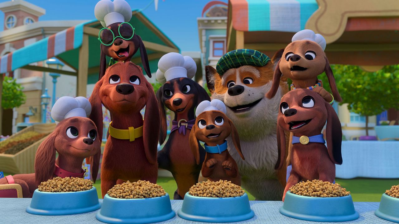 Pretzel y sus cachorros : Foto
