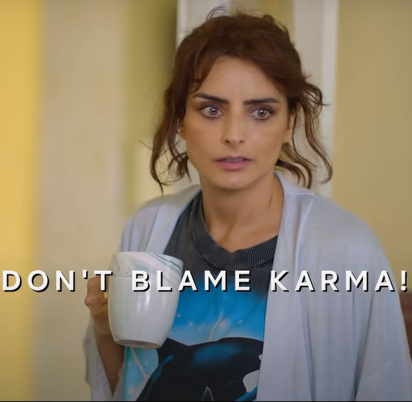 ¿Qué culpa tiene el karma? : Cartel