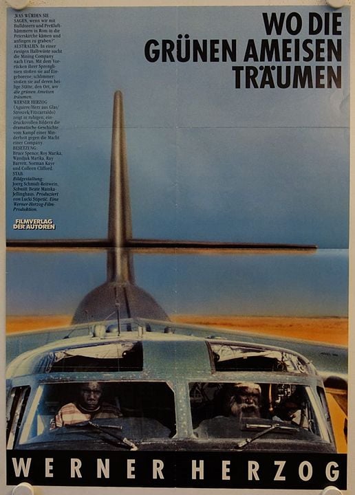 Donde sueñan las verdes hormigas : Cartel