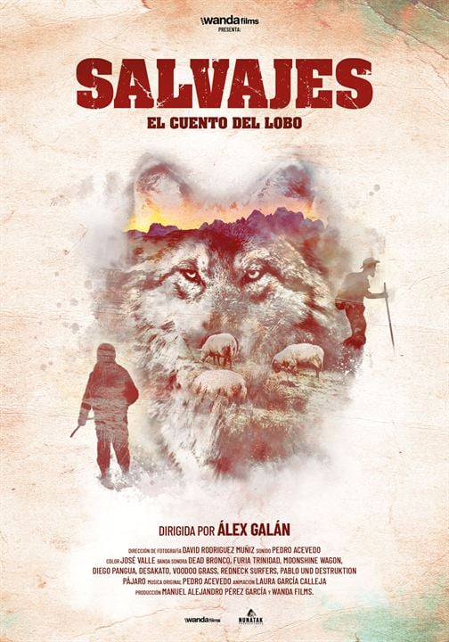 Salvajes, el cuento del lobo : Cartel