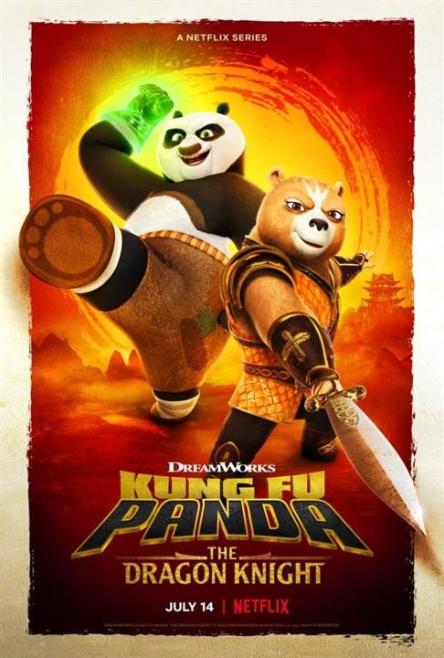 Kung Fu Panda: El caballero del Dragón : Cartel