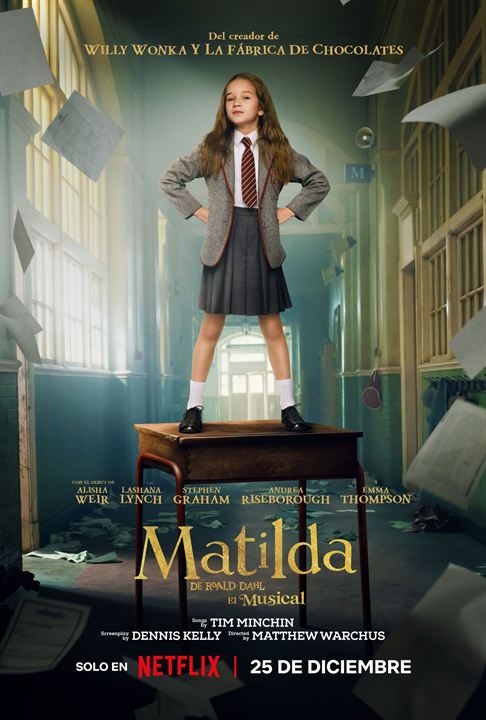 Matilda, de Roald Dahl: El musical : Cartel