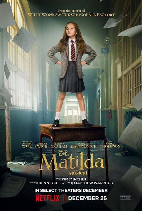 Matilda, de Roald Dahl: El musical : Cartel
