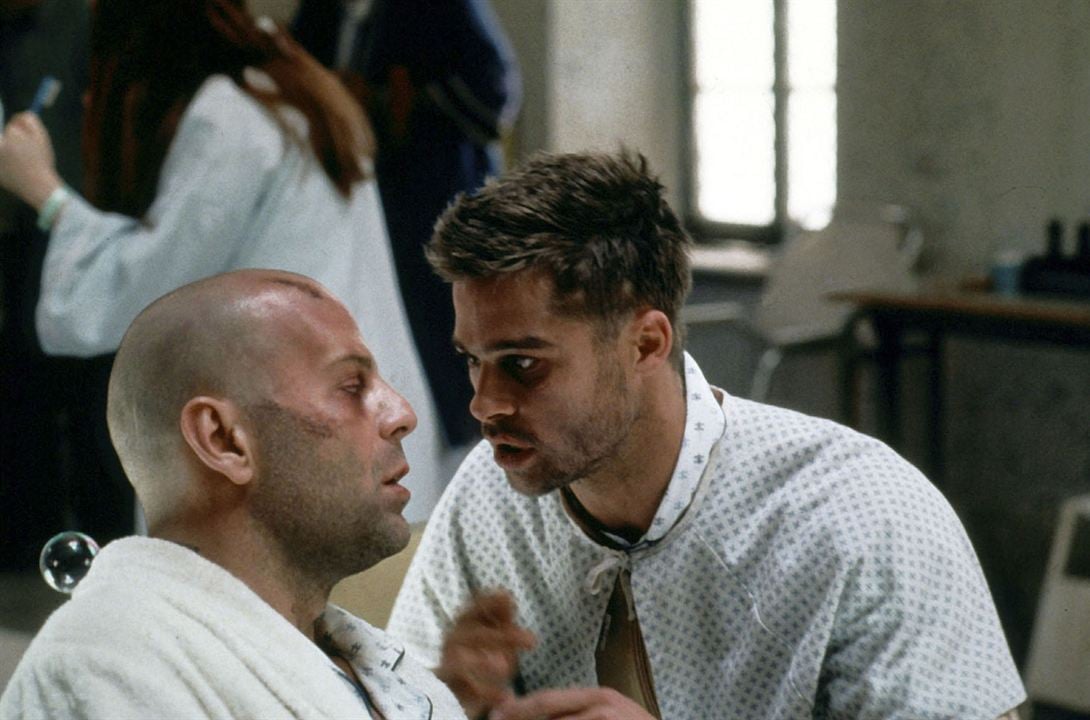 Doce monos : Foto Brad Pitt, Bruce Willis