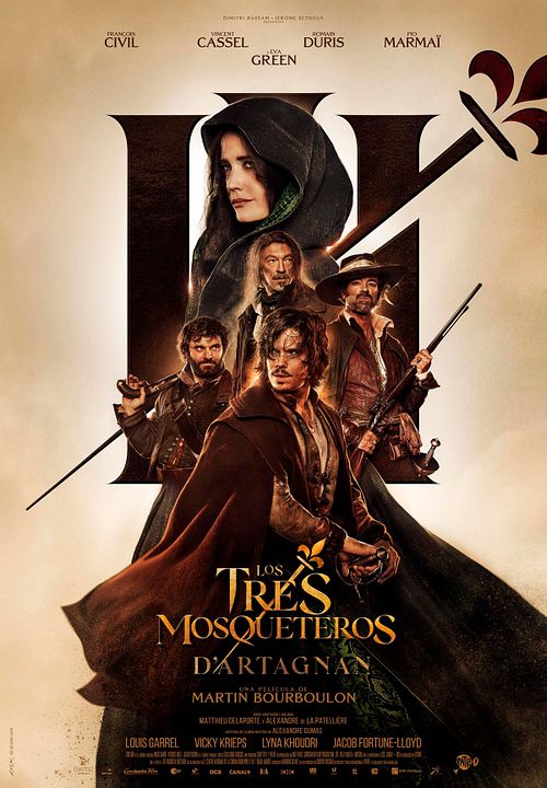 Los tres mosqueteros: D'Artagnan : Cartel