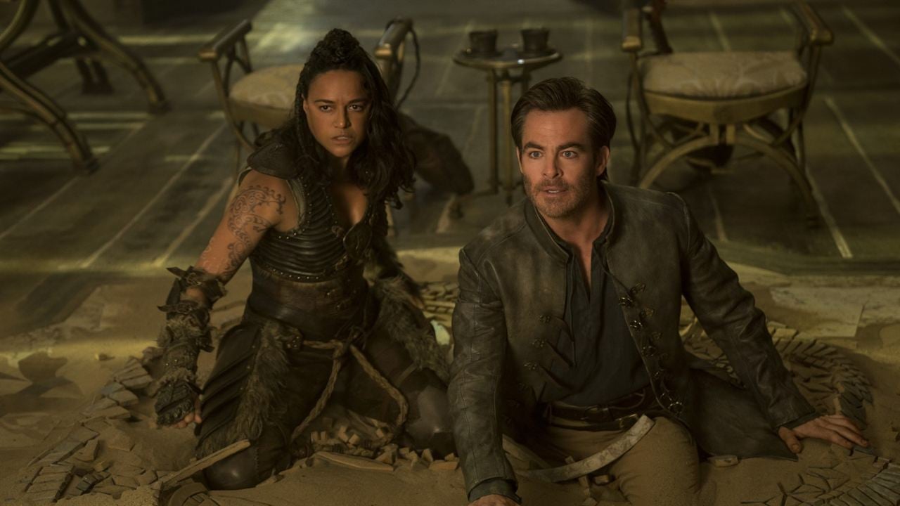 Dungeons & Dragons: Honor entre ladrones : Foto Michelle Rodriguez, Chris Pine